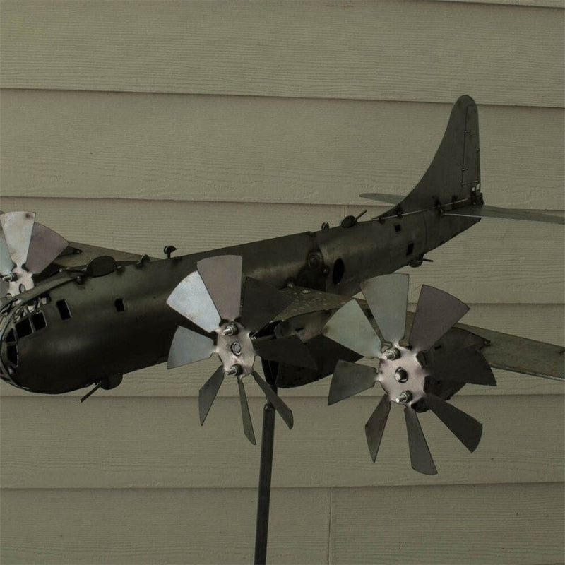 AeroSpin – Mulino a vento decorativo in design aereo per il giardino