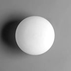 Lampada da Parete LED in Metallo e Vetro a Forma di Globo Moderna Valentina