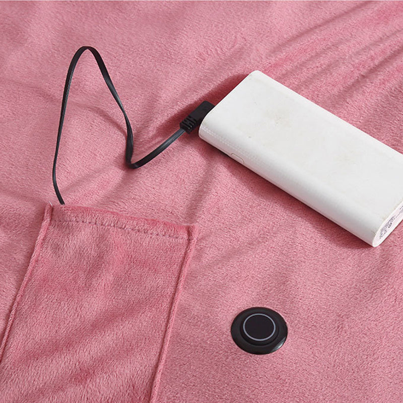 Coperta Elettrica USB – Morbida e Portatile Coperta Riscaldata con Riscaldamento Rapido