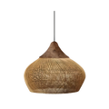 BistroBeam Light - Moderna Lampada a Sospensione in Rattan