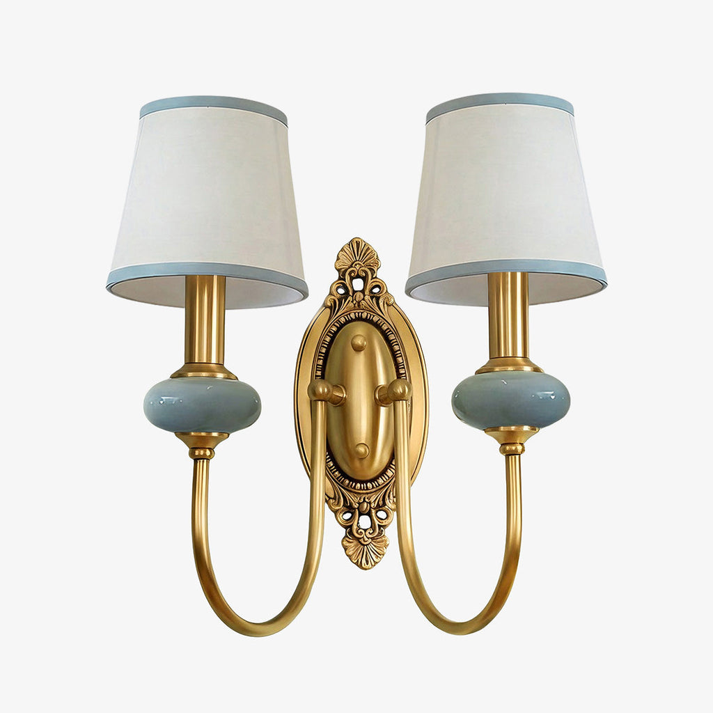 Lampada da Parete Lodge Ceramica&Tessuto&Metallo