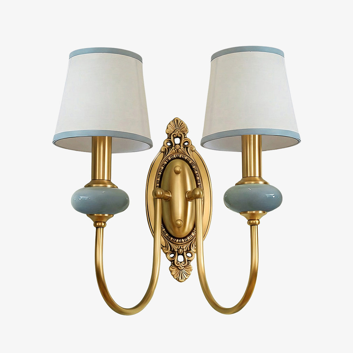 Lampada da Parete Lodge Ceramica&Tessuto&Metallo