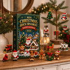 ⏳ Ultimo giorno per risparmiare il 49% – 🎄 Calendario dell'Avvento Mini Decorazioni di Natale da 24 Giorni | 24 design festivi unici e costruibili con anelli per appendere—perfetti per decorare alberi di Natale, ghirlande e allestimenti festivi 🧱