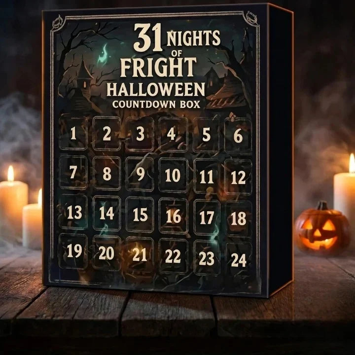 Calendario dell'Avvento di Halloween 31 Giorni – Sorprese Spettrali
