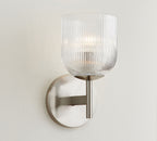 Luce da Parete in Vetro e Metallo Haze