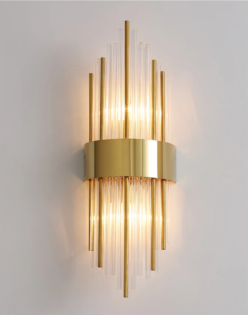 AuriLux Nordic Lampada da Parete in Cristallo