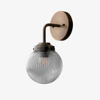 Applique da Parete in Vetro per Illuminazione Industriale per Soggiorno