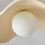 Lampada a sospensione creativa Wabi Sabi per la sala da pranzo con foglie di loto