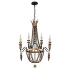 Lampadario Empire a 8 Luci in Stile Candela