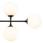 Glorioso Lampadario in Vetro Lineare