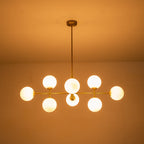 Glorioso Lampadario in Vetro Lineare