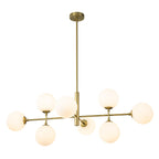 Glorioso Lampadario in Vetro Lineare