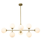 Glorioso Lampadario in Vetro Lineare