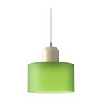 Lampada a sospensione in vetro – Elegante lampada cilindrica per ambienti accoglienti