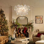 Lampadario Stellia Bubble Art in Ottone