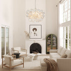 Lampadario Stellia Bubble Art in Ottone