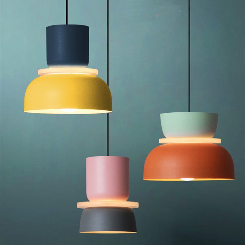 Lampada a Sospensione Jojo Colore a Contrasto