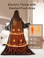 Coperta Elettrica per Tutto il Corpo – Calore e Comfort Immediati