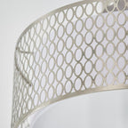 Cordero 3 Luci Nickel Flush Soffitto Lampada