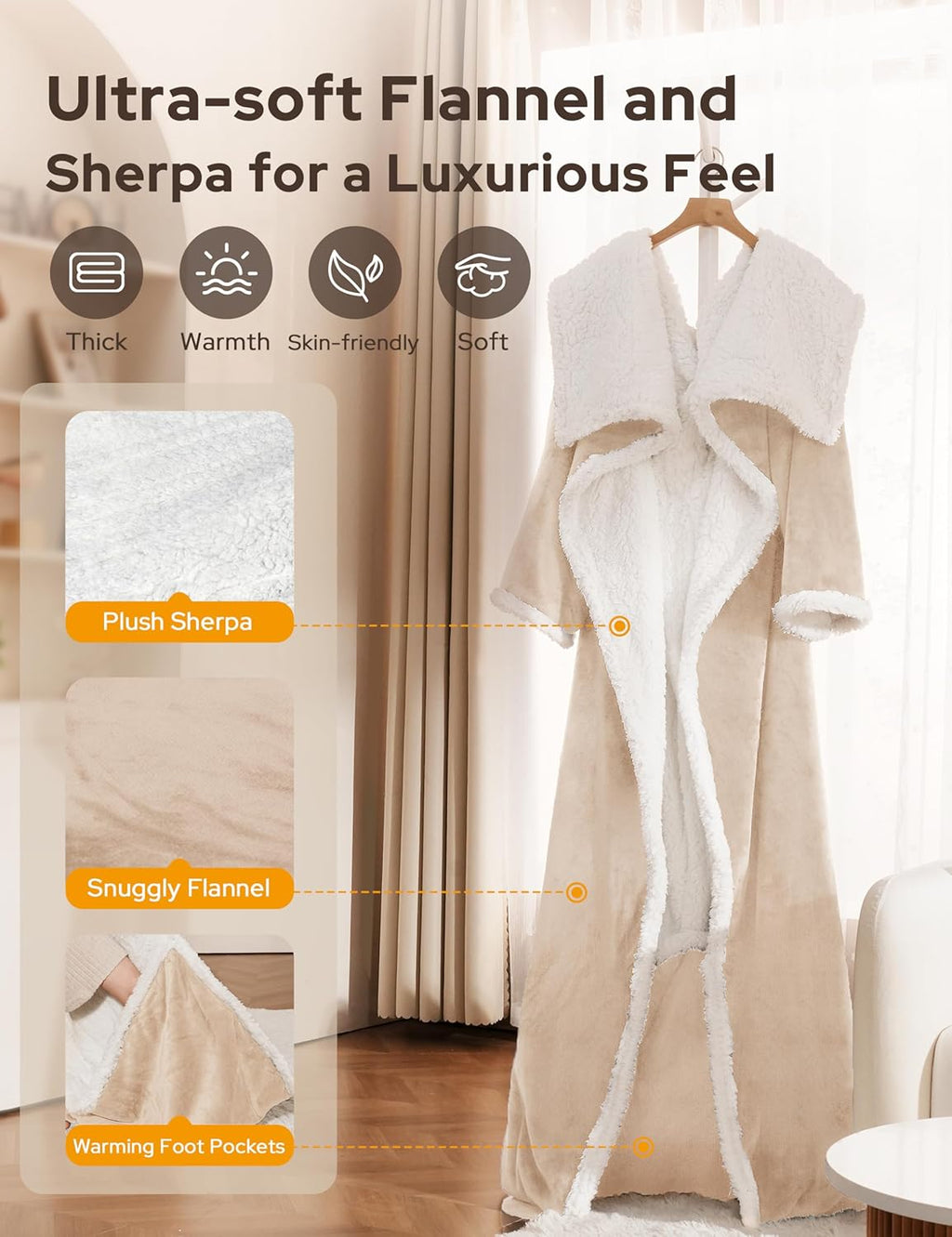 Coperta Elettrica per Tutto il Corpo – Calore e Comfort Immediati