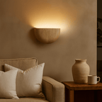 Applique in Pietra Wabi Sabi con Illuminazione Ambientale Soffusa