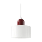 Lampada a sospensione in vetro – Elegante lampada cilindrica per ambienti accoglienti
