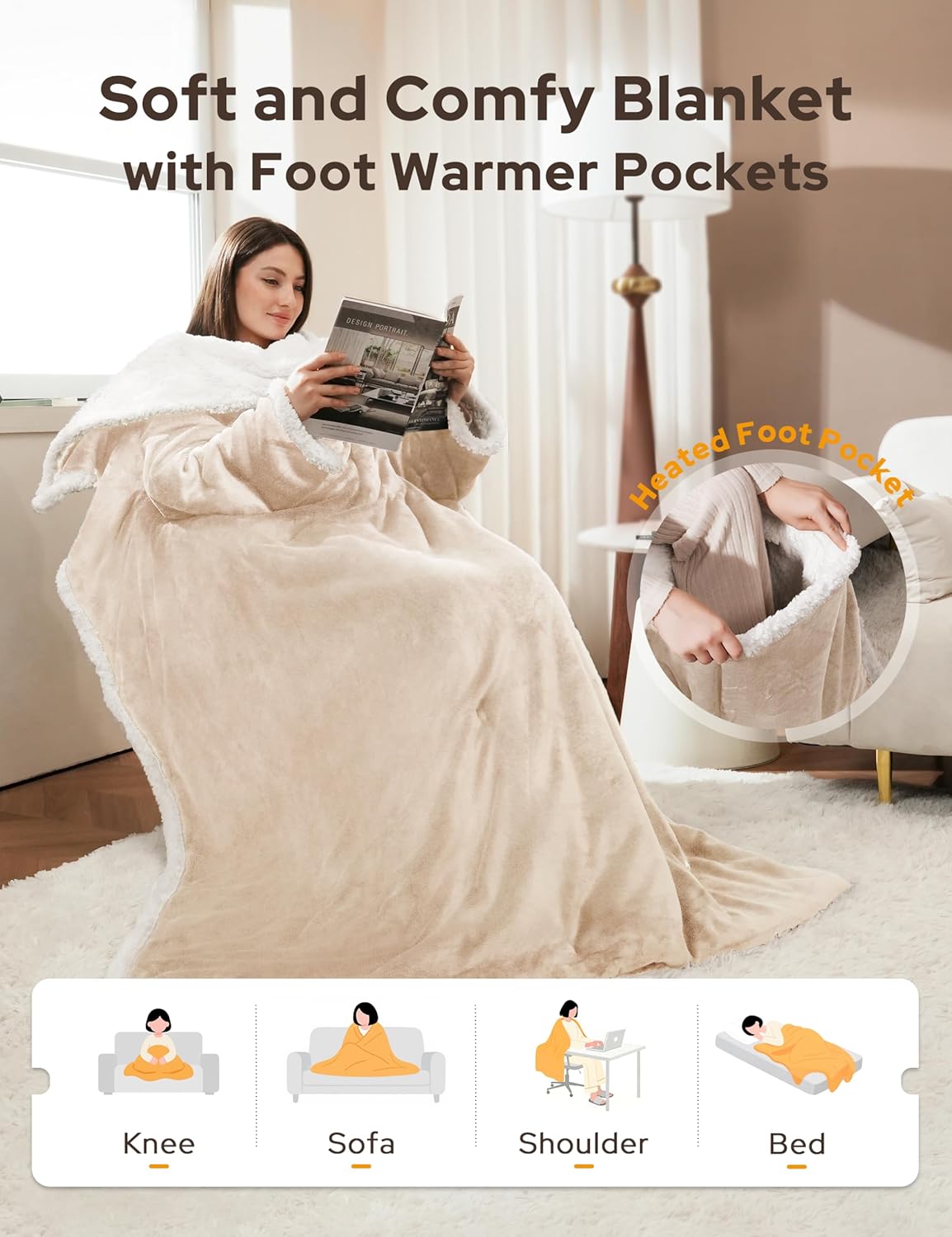 Coperta Elettrica per Tutto il Corpo – Calore e Comfort Immediati