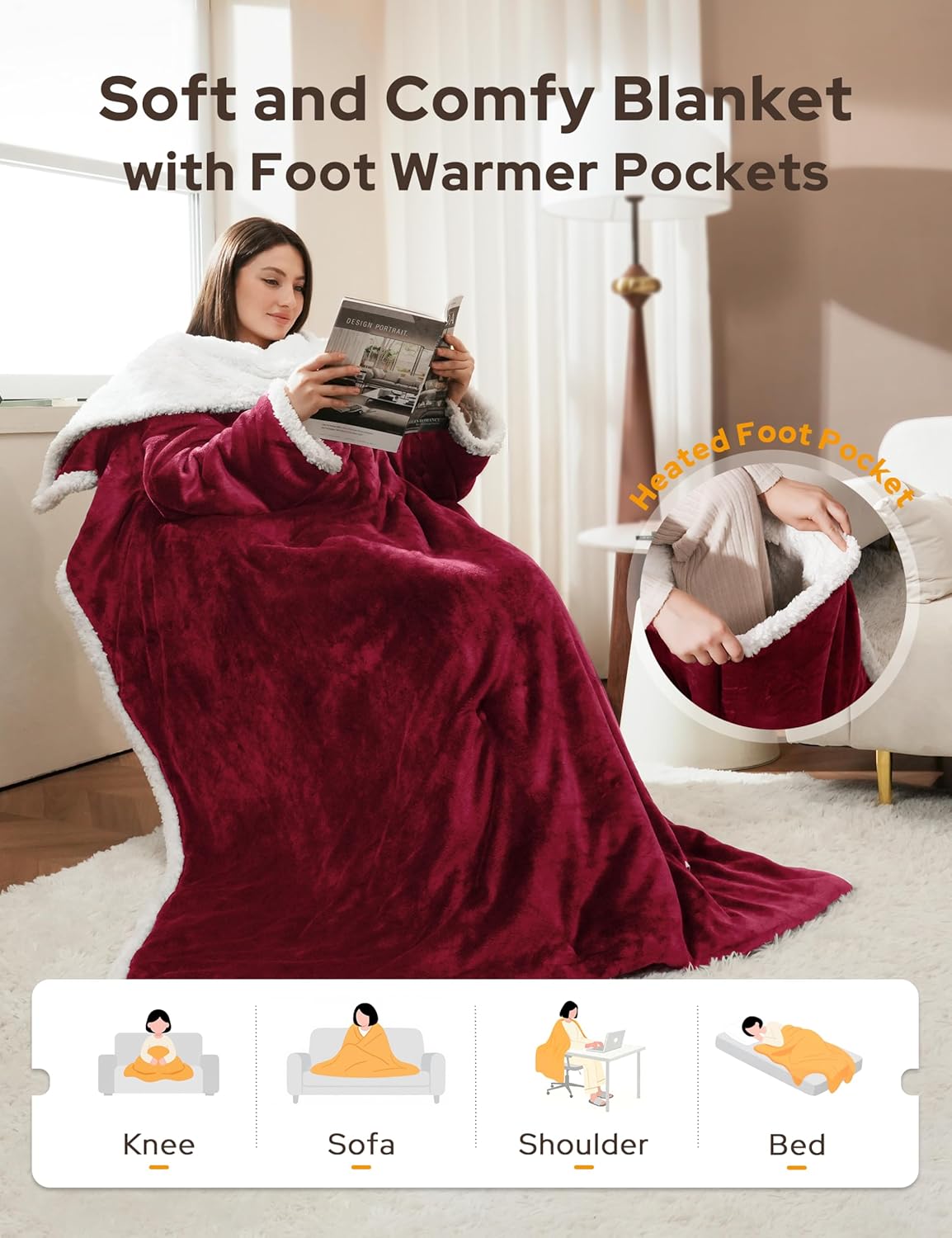 Coperta Elettrica per Tutto il Corpo – Calore e Comfort Immediati