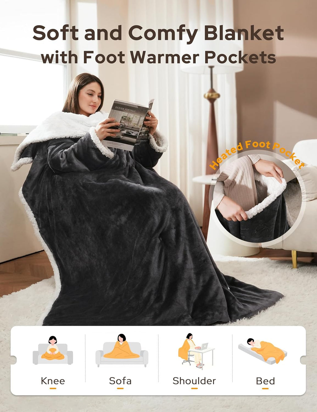Coperta Elettrica per Tutto il Corpo – Calore e Comfort Immediati