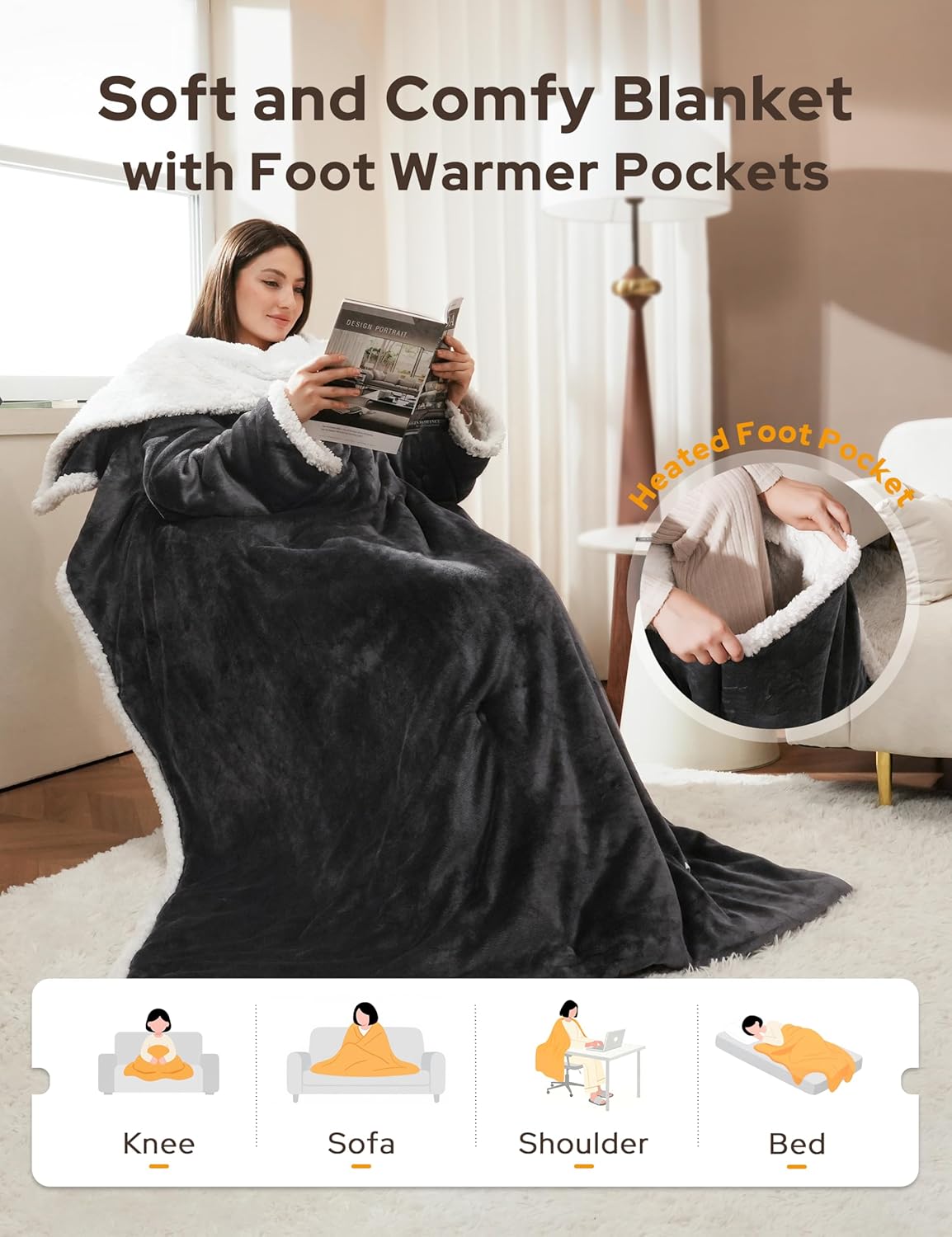 Coperta Elettrica per Tutto il Corpo – Calore e Comfort Immediati