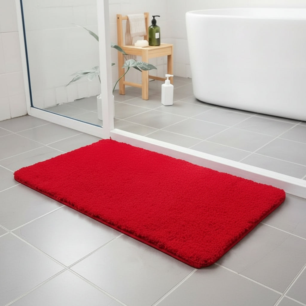 Lonneke - Tappetino da Bagno Morbido, Spesso e Molto Assorbente