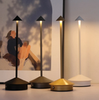 LumaTouch – Lampada da Tavolo LED Ricaricabile con Dimming Continuo