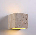 StoneBloc Lampada da Parete Esterna – Lampada da Parete in Aspetto Pietra Naturale per Giardino, Corridoio & Bagno