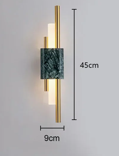 Lampada da Parete LED in Marmo Moderno Luxe
