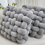 Cuscini decorativi a nodo in set da 2 – Morbidi e Decorativi | Perfetti per divano, letto e soggiorno