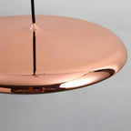 Lampada a Sospensione LED in Metallo Nordic Macaron Flying Saucer
