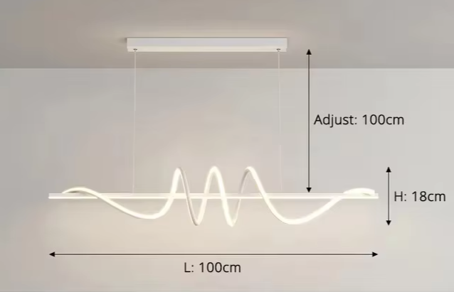 Lampada a sospensione LED dimmerabile moderna