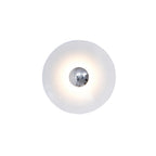 Lampada da Parete in Ferro a Disco Moderno