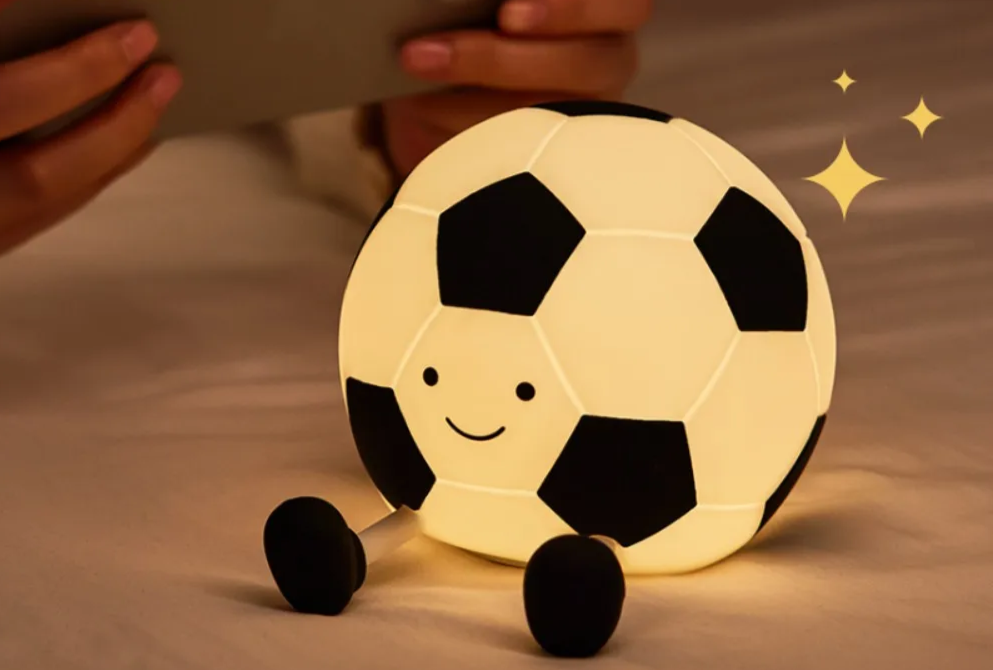 GlowKick Lampada Notturna a Forma di Calcio