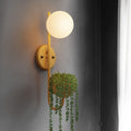 Sfera 1-Luce Scatola di Stoccaggio Vaso da Piante Decorazione Applique Lampade