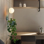 Sfera 1-Luce Scatola di Stoccaggio Vaso da Piante Decorazione Applique Lampade