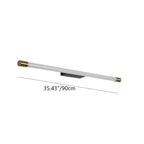 Lampada da parete a LED in alluminio PC con tubo sottile, moderna e minimalista, per il soggiorno