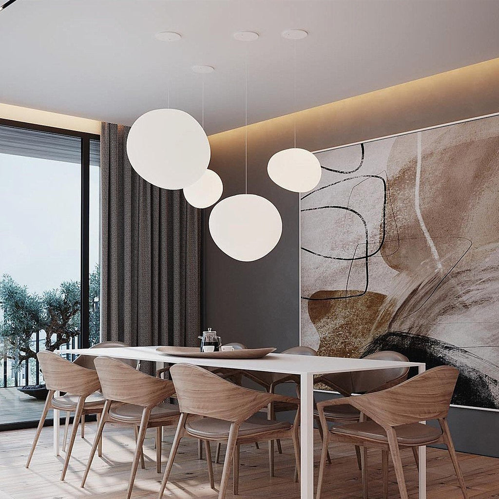 Lampada a Sospensione Pebble in Stile Art Deco Nordico per Soggiorno