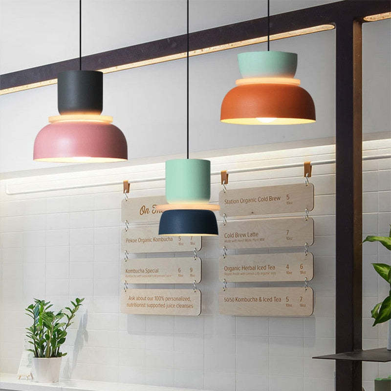 Lampada a Sospensione Jojo Colore a Contrasto