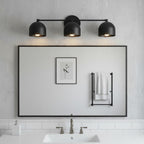 Applique da Parete in Ottone Chroma Dome per Bagno Moderno