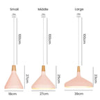 Lampada a sospensione in metallo Macaron Francese