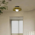 Luce a Disco in Vetro Nordico per Parete e Soffitto LED 1-luce