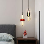 Lampada a Sospensione in Vetro Caramellato Chic