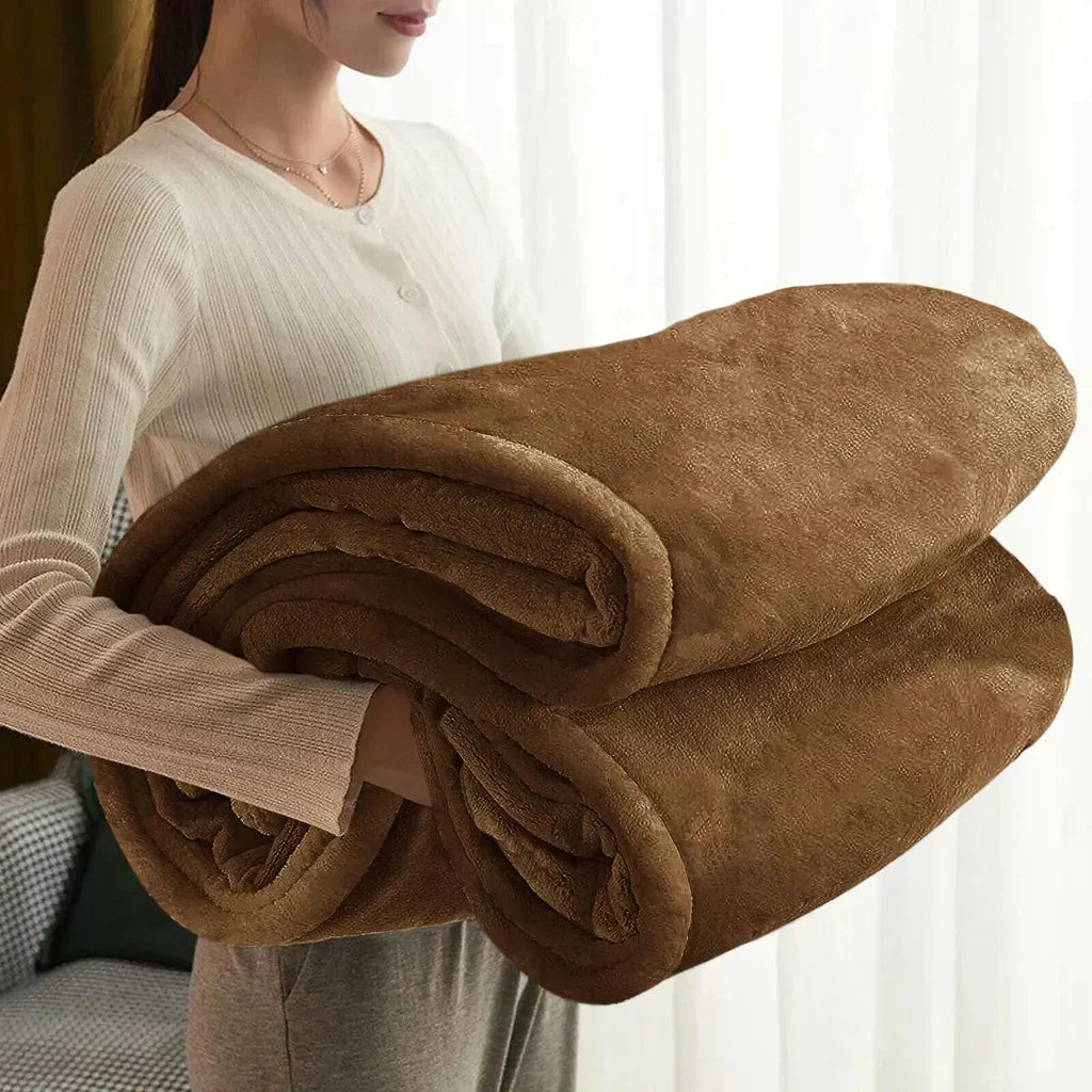 Coperta in Fleece Extra Morbida – Coperta Confortevole per Ogni Stagione