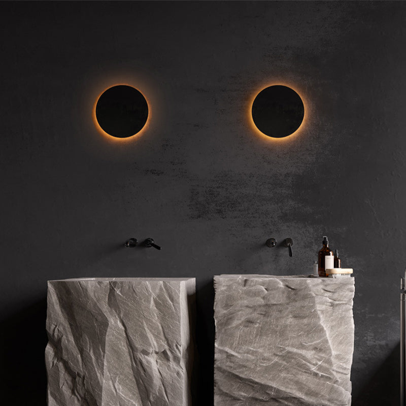 Applique da Parete Rotonda LED Moderna Minimalista IP65 Esterno 1-Luce